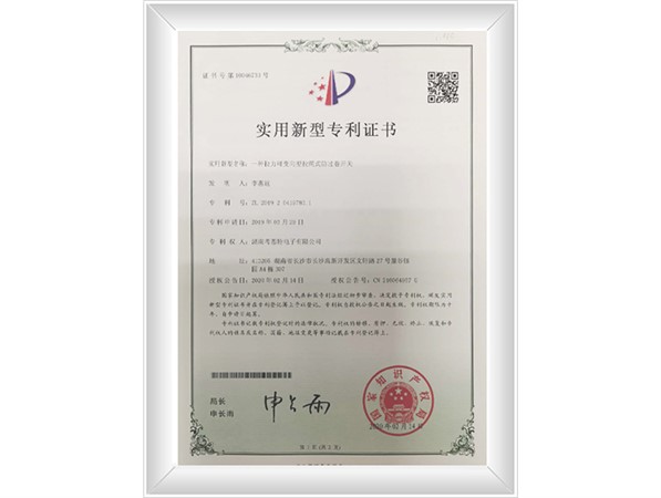 ZL 201920419780.1 一种拉力可变向型拉绳式防过卷开关